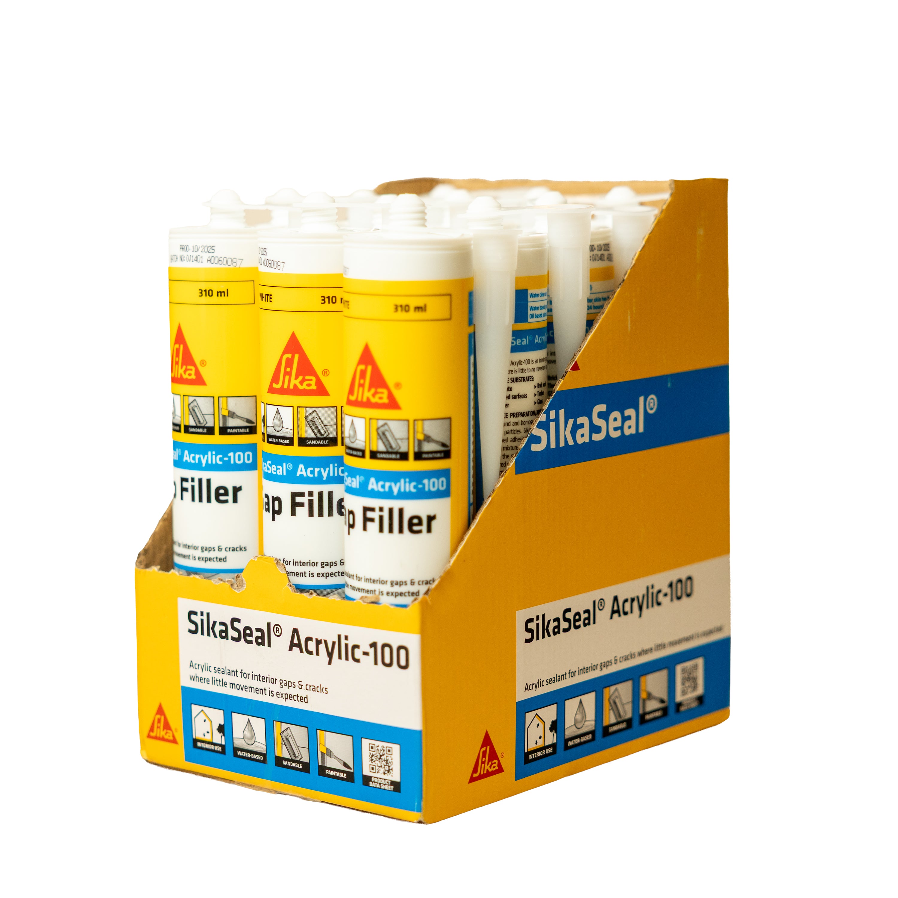 Bulk Buy - 12 tubes - Interior Gap Filler – SikaSeal® Acrylic
